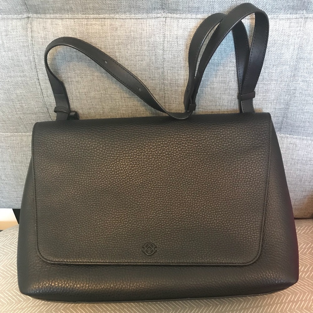 Dagne Dover Onyx Simone Satchel - Like New